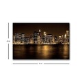 Tablou decorativ cu lumina LED, 4570HDACT-096, Canvas, Dimensiune: 45 x 70 cm, Multicolor