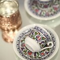 Set 6 cesti + 6 farfurii, Kutahya Porselen, GZ12KT601860, 50 ml, portelan, multicolor