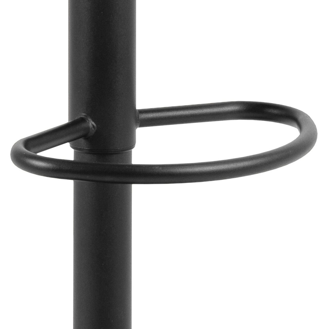 Scaun de bar Flynn, Actona, 44x53x107 cm, rotativ, poliester/otel, antracit - view 3