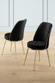 Set scaune 4 piese, Charlotte, Pefa, Negru