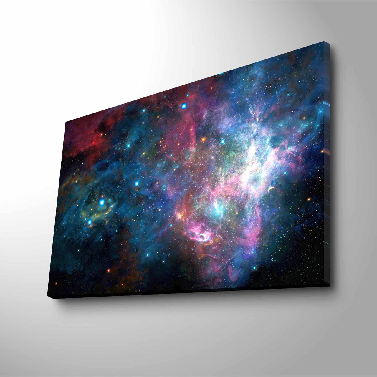 Tablou decorativ cu lumina LED, NASA-024, Dimensiune: 45 x 70 cm, Multicolor - view 2