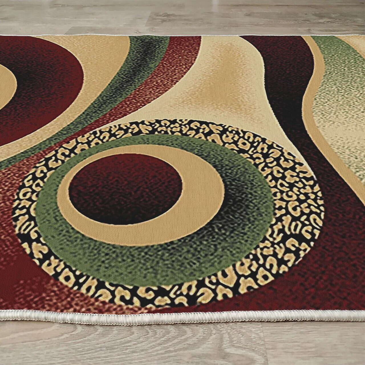Covor, Woopamuk246, 140x220 cm, Bumbac/Poliester, Rosu - view 5