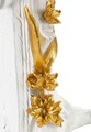 Lampa de masa Parrot, Mauro Ferretti, 1 x E27, 40W, 20x20x50.5 cm, fier/poliester, auriu/alb