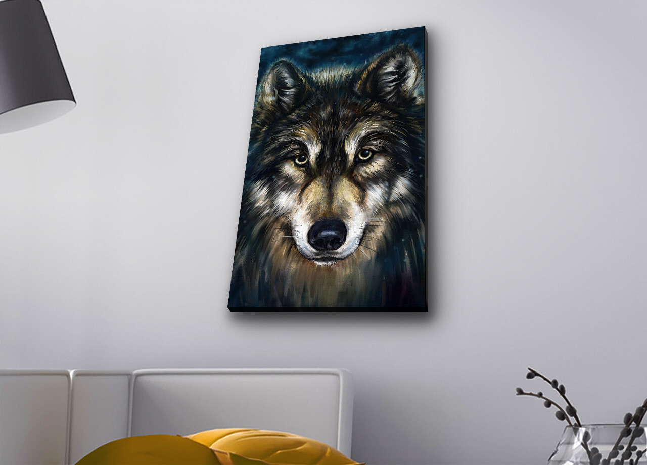 Tablou decorativ cu lumina LED, 4570MDACT-055, Dimensiune: 45 x 70 cm, Multicolor - view 2