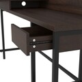 Birou cu retur, Camiburg, L.140 l.140 H.65/76/93, mdf/pal, wenge