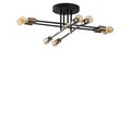 Lustra, Tatum, 584TTM1291, Fier, Negru