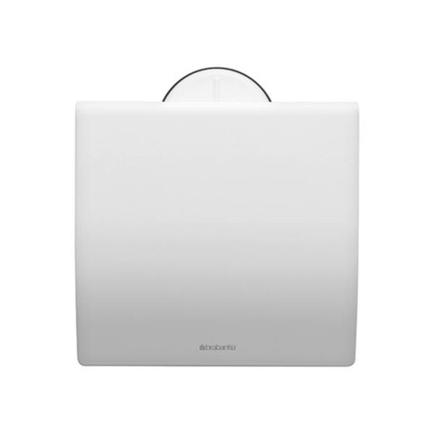 Suport hartie igienica, Brabantia, Profile White, 14x4.4x14.5 cm, otel, alb