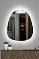 Oglinda cu Iluminare Led, Mirrorland, Quippy, Oglindă indestructibilă cu obturator, Alb