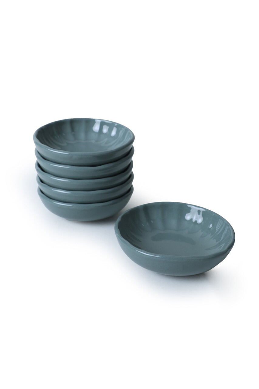 Set de boluri pentru aperitive (6 piese), L'essentiel Maison, 275KRM2422, Antibacterian, Albastru - view 7