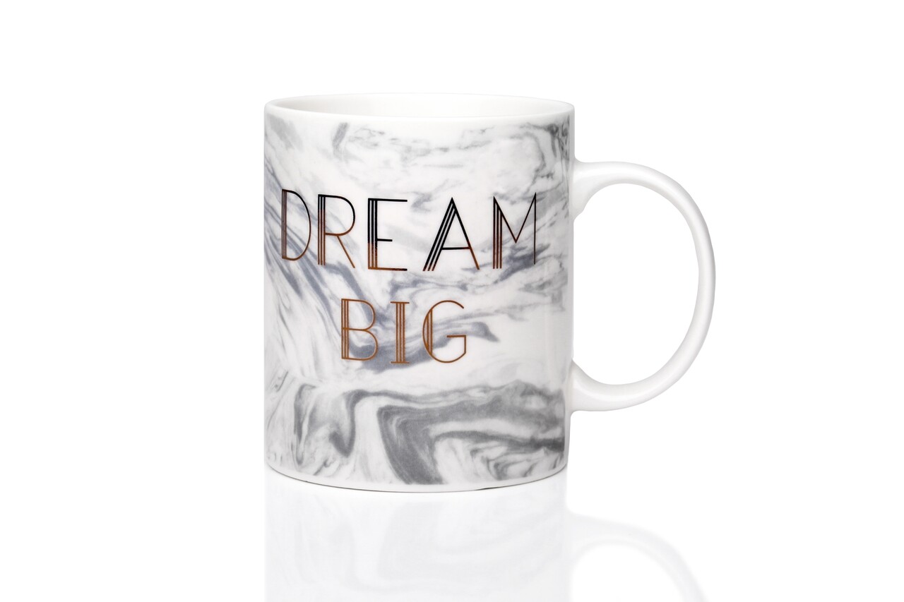 Cana Marble Dream Big, Sabichi, 370 Ml, Portelan, Multicolor