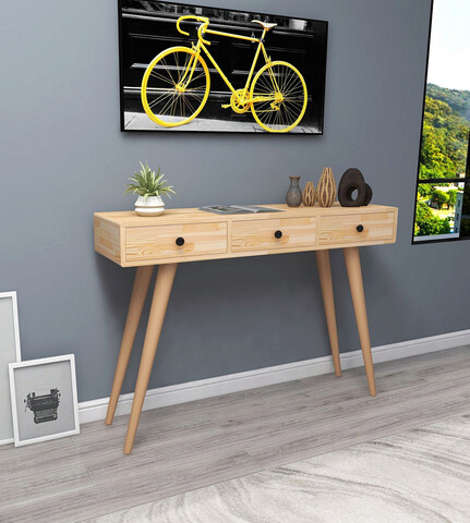 Bufet, woodface, rolls, 110x90x30 cm, lemn, natural