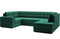 Coltar extensibil dreapta 5 locuri ELTAP, RT-35LU, Blewett, 299x198x82 cm, lemn/poliester, verde inchis