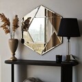 Oglinda decorativa, Neostill, Status, 60x70 cm, PAL, Bronz