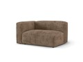 Modul stanga pentru canapea, 1 loc, Martina-212, Micadoni Home, 160x106x75 cm, velur, maro ghinda