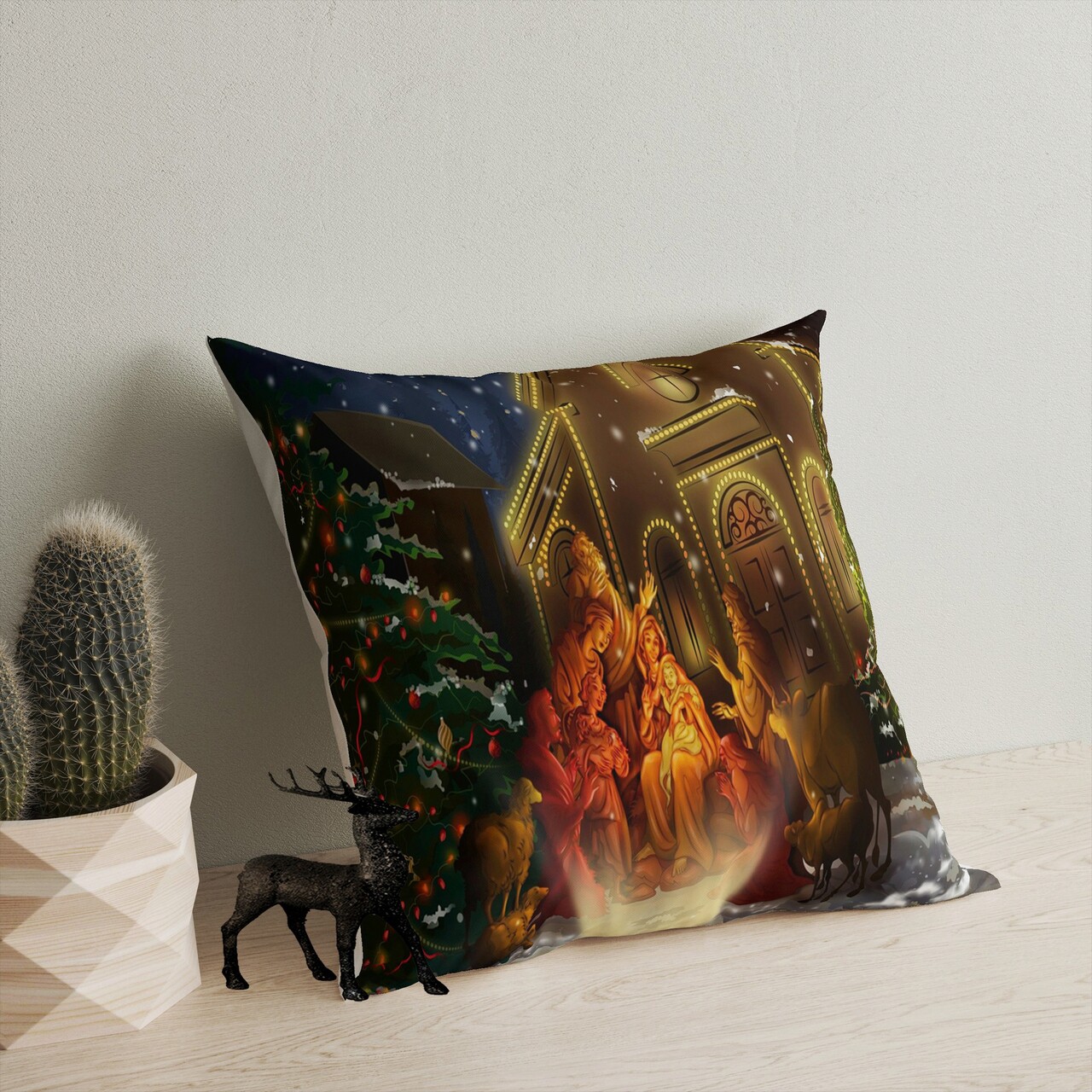 Perna, YY202356, 43x43 cm, 50% bumbac / 50% poliester, Multicolor - 1 | YEO