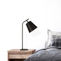 Lampa de masa, Alby, 527ABY2193, Metal, Negru