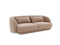 Canapea 2 locuri, Tulum, Cosmopolitan Design, 180x90x70 cm, catifea, bej