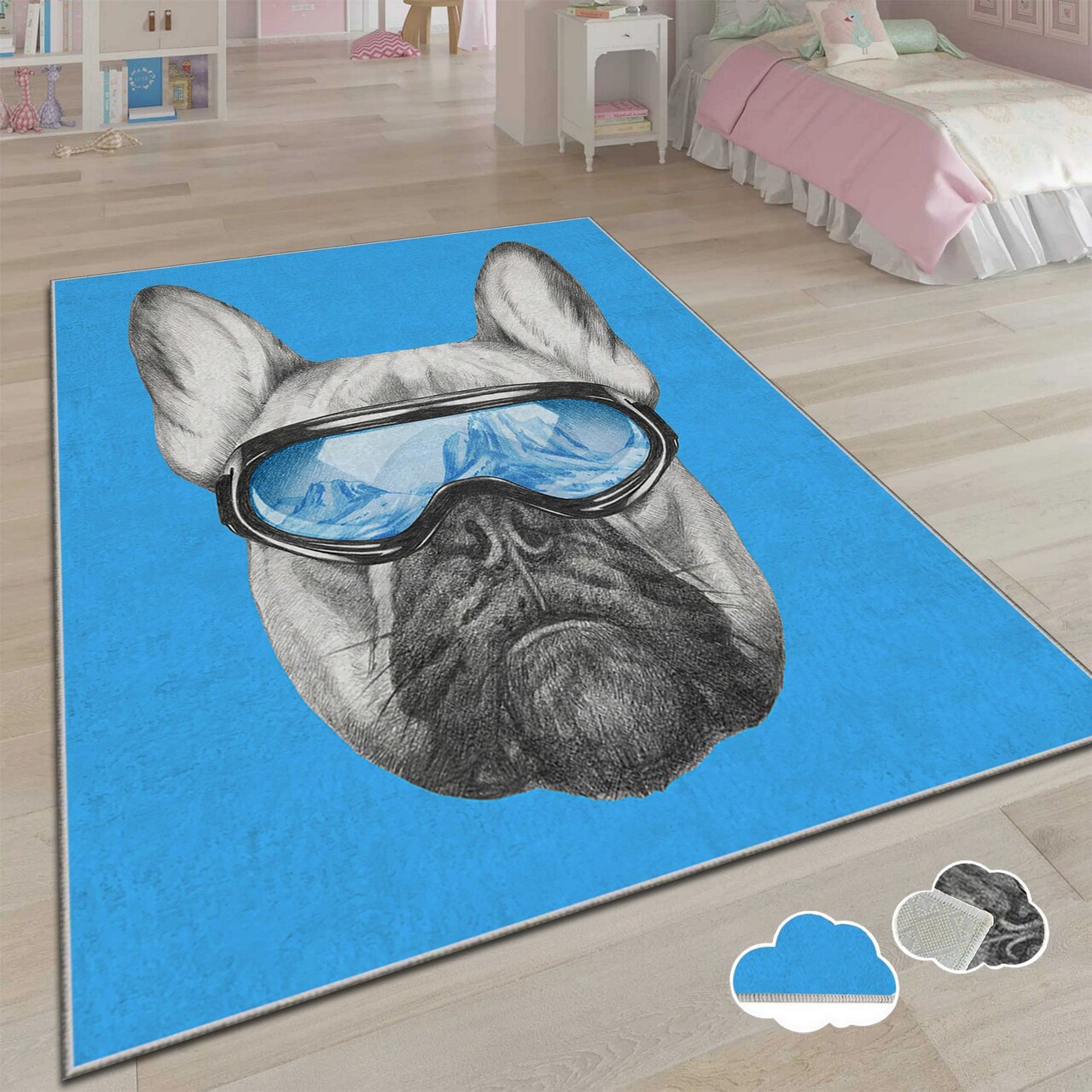 Covor csbrghl-333 160x230 cm Poliester Multicolor