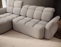Coltar extensibil stanga 3 locuri ELTAP, Beneth, 301x185x115 cm, lemn/poliester, bej