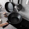 Tigaie Wok Regina, Luigi Ferrero, 30x9 cm, aluminiu forjat