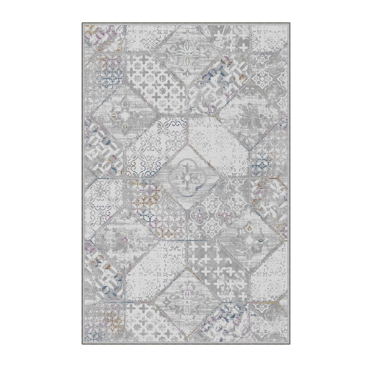 Covor, Eexfab1192, 140x220 cm, Multicolor - Imagine 5