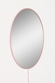 Oglinda cu Iluminare Led, Mirrorland, Elliptical, Oglindă indestructibilă cu obturator, Roz