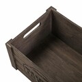 Set 3 cutii de depozitare Tavern Vintage, Versa, 35x25x17 cm, lemn