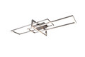 Plafoniera Salinas, TRIO, 100x40x11.5 cm, 34W, 1x SMD, metal, argintiu mat