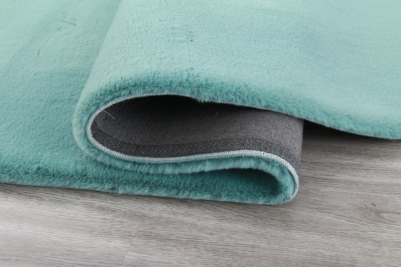 Covor Shaggy soft, Heinner, 70x140 cm, poliester/bumbac, turcoaz - 2 | YEO
