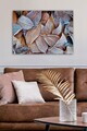 Tablou decorativ, 1247146480-5070, Canvas, Rama din lemn (grosime 3 cm), Multicolor