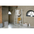 Cos de rufe stivuibil, Brabantia, Linn, 35 L, 37x32x44.5 cm, textil, gri