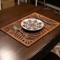 Set suporturi pentru farfurie, Payna, 790PYN1130, Lemn , Produs lucrat manual, Maro