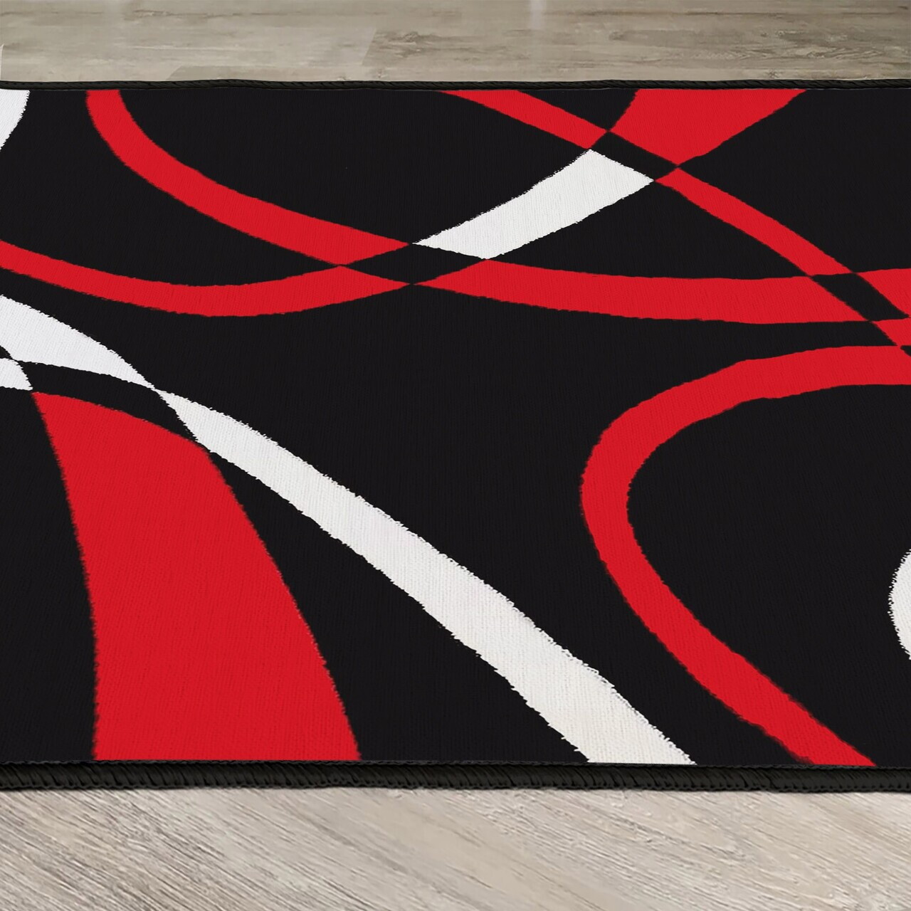 Covor, Woopamuk195, 100x150 cm, Negru — imaginea 5