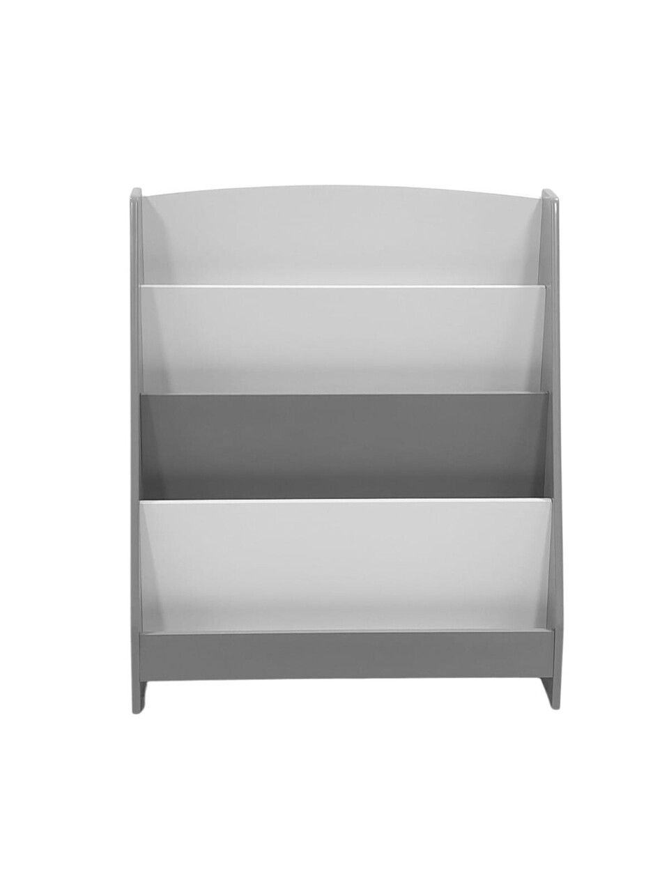 Raft depozitare carti U-Grow, 61x30x70 cm, MDF, gri