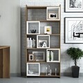 Biblioteca, Hommy Craft, Box 845HCT3601, 80 x 170 x 22 cm, pal melaminat, nuc/alb