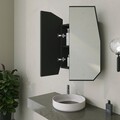 Dulap de baie, Neostill, Quartz Cabinet, 12x45x50 cm, MDF , Negru