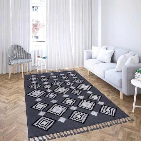 Covor de hol, las monte 3039, 80x150 cm, 60% bumbac;40% fibre acrilice, multicolor