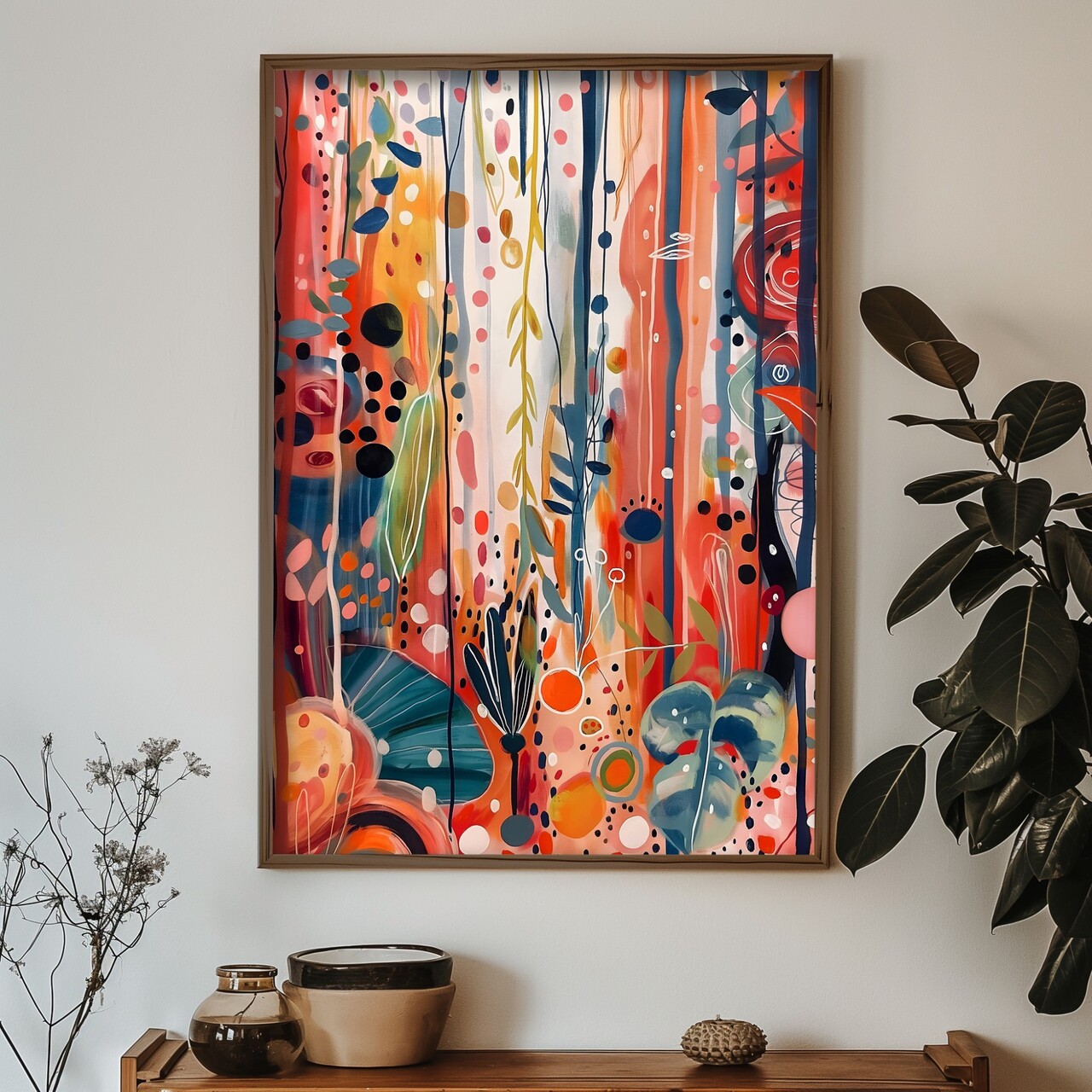 Tablou decorativ GE174-L Lemn Multicolor