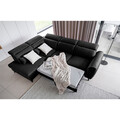 Coltar extensibil stanga 4 locuri ELTAP, LT-10SAV, Noble, 255x201x100 cm, lemn/poliester, negru