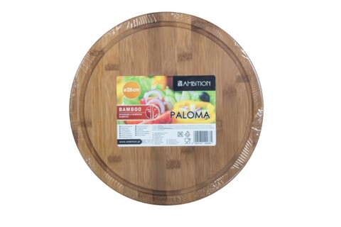 Tocator din bambus paloma, ambition, 28 cm
