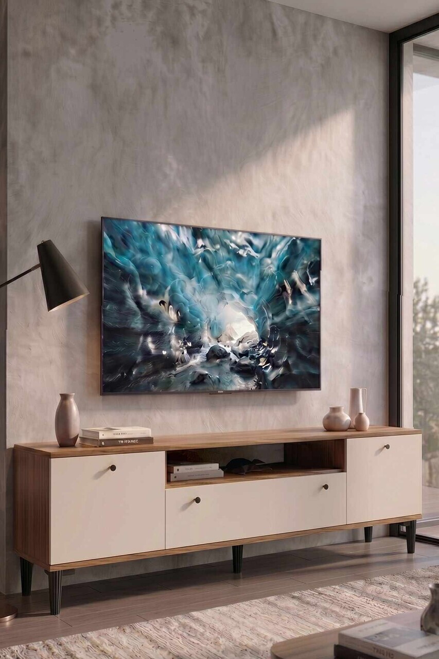 Comoda TV, Hanah Home, Vıs1-Cka, 180x55x44.5 cm, PAL, Maro — imaginea 2