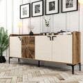 Consola, Hommy Craft, Venedik, 180x78x35 cm, Maro/Crem