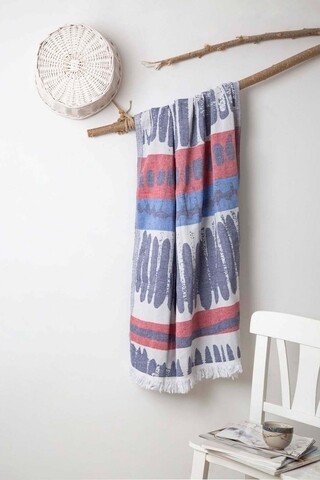 Prosop de plaja dante, irya home, 90x175 cm, multicolor