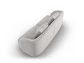 Canapea 2 locuri, Tulum, Cosmopolitan Design, 180x90x70 cm, tesatura chenille, gri deschis