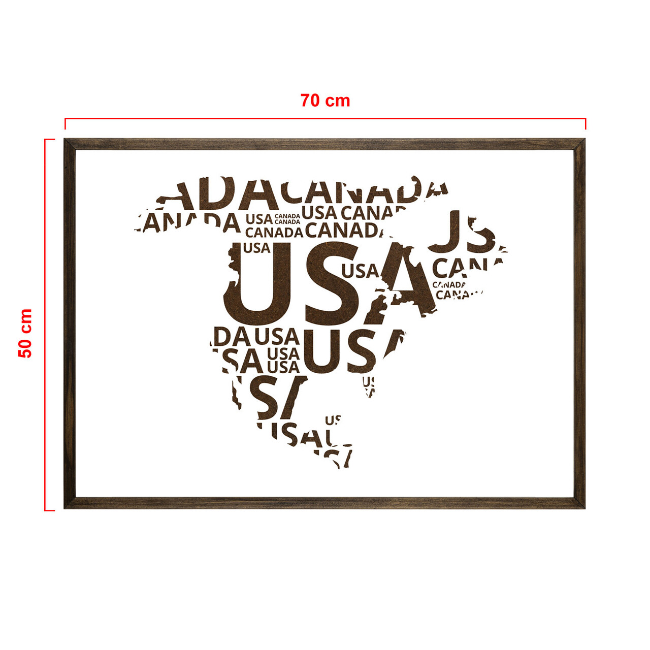 Tablou decorativ, TD113, Lemn, Desenat manual, Natural