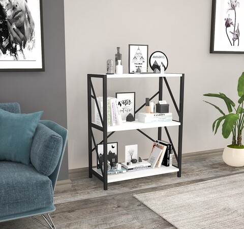 Biblioteca rf.004.004.127, gauge concept, 64x30x70 cm, pal, alb