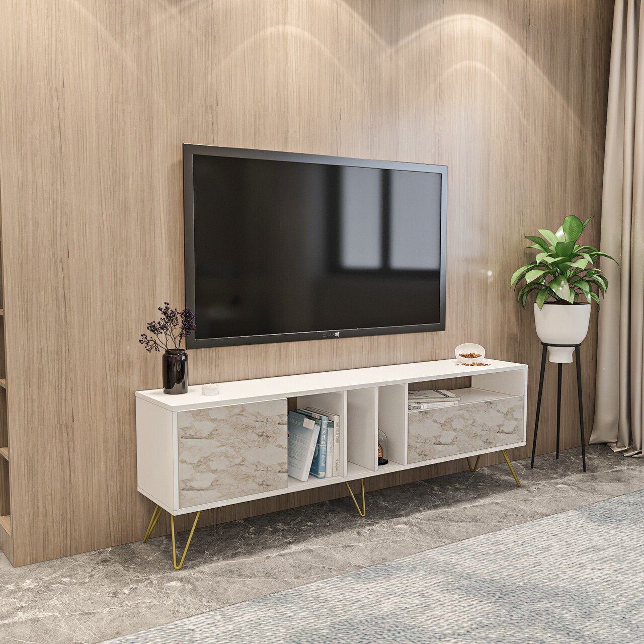 Comoda TV, Zena Home, Mistico (180), PAL, Efes / Aur - 2 | YEO