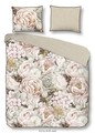 Lenjerie de pat pentru doua persoane, Descanso Suze, 100% bumbac satinat, 3 piese, multicolora
