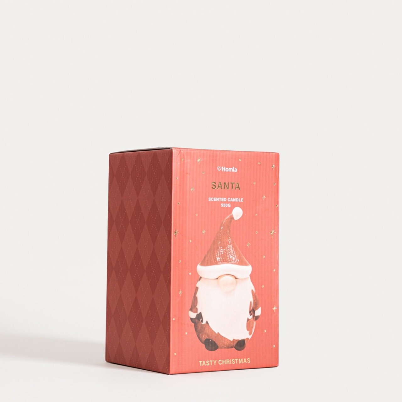 Lumanare parfumata Santa, Homla, 550 g, parafina, multicolor