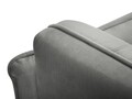 Fotoliu, Canna, Mazzini Sofas, 90x100x88 cm, catifea, gri deschis